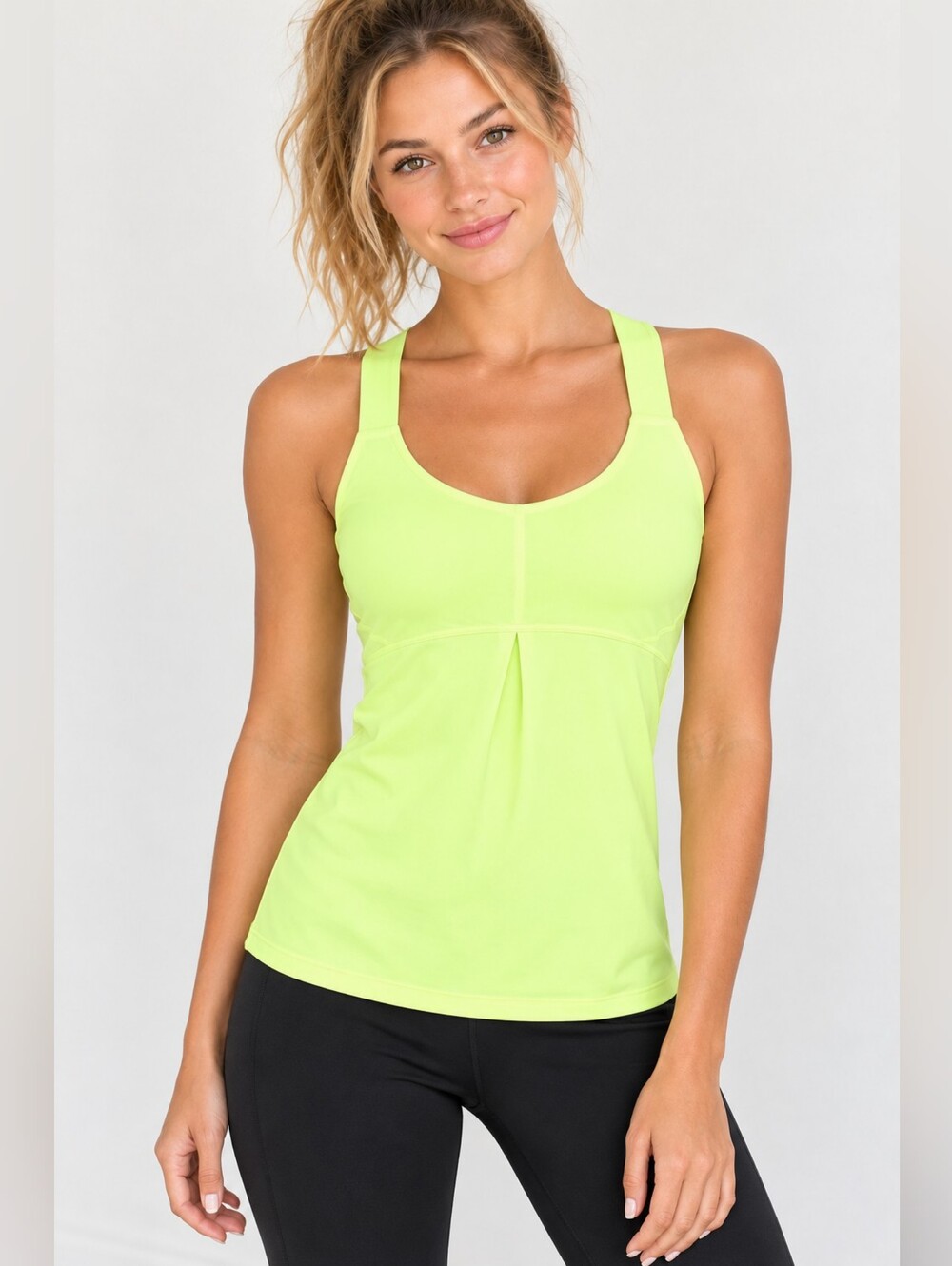 Lucy Women's Perfect Pose Tunic in Neon Yellow